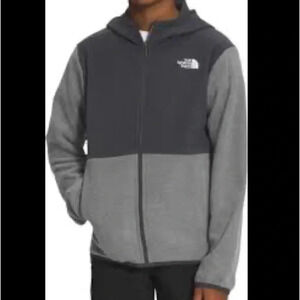The North Face Teen Glacier Fleece Hooded Zip Front